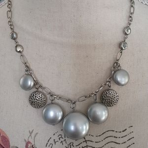 @ Orbs of mysterious joy Statement Necklace
